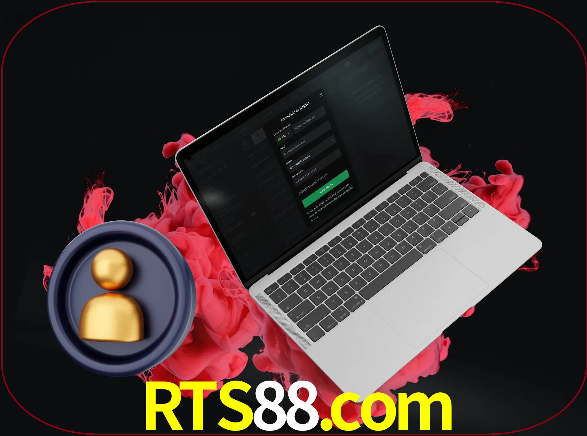 No cabeçalho do site rts88, clique no botão que o levará a um formulário especial onde terá de introduzir as suas informações actuais.