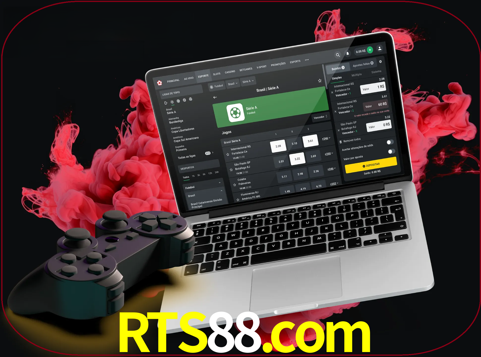 Visite a secção especial de jogos de vídeo em rts88 para descobrir em que jogos pode apostar e ganhar muito dinheiro.