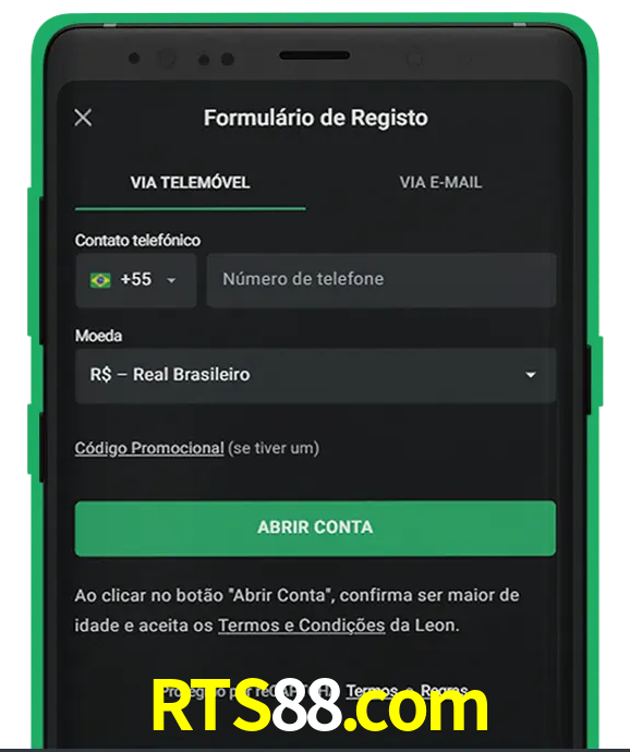 Cadastre-se em LeonBet seguindo passos simples.